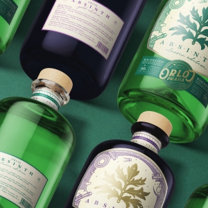 捷克Orloj absinth苦艾酒包装设计